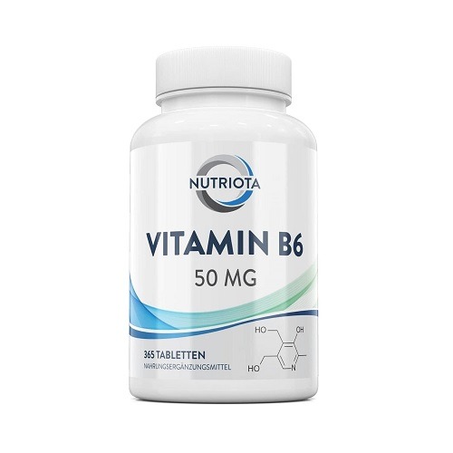 B6 VITAMIIN e. PÜRIDOKSIIN,  50 mg, 365 tabletti, 6-12 kuu jagu