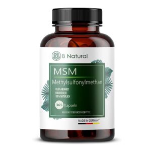 MSM 1520 mg 365 kapslit 6 kuu jagu