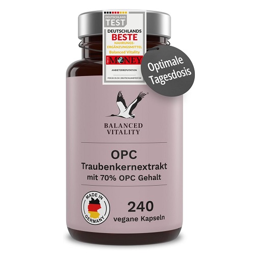OPC Viinamarjaseemne Ekstrakt 500 mg 240 kapslit – viinamarjaseemne ekstraktiga antioksüdantne toidulisand