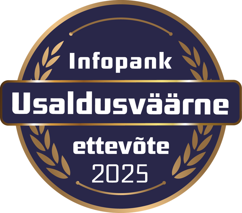USALDUS 2025 Usaldusväärne ettevõte 2025