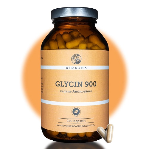 Glütsiin 900 mg 240 kapslit – aminohappe toidulisand närvisüsteemi ja taastumise toetamiseks
