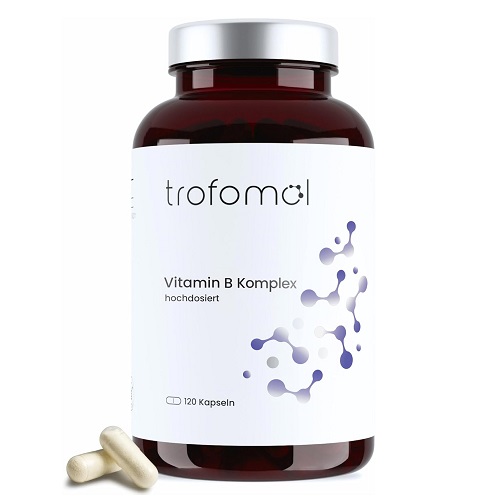 B-vitamiini Kompleks 120 kapslit – B-grupi vitamiinide segu energia, närvisüsteemi ja ainevahetuse toetamiseks