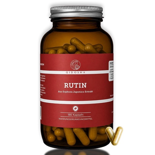 Rutiin kapslid 500 mg 180 kapslit – rutiini sisaldav flavonoidne toidulisand igapäevaseks kasutamiseks