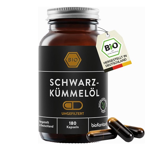 Mustköömne õli 500 mg 180 kapslit – Nigella sativa õli sisaldav taimne toidulisand igapäevaseks kasutamiseks