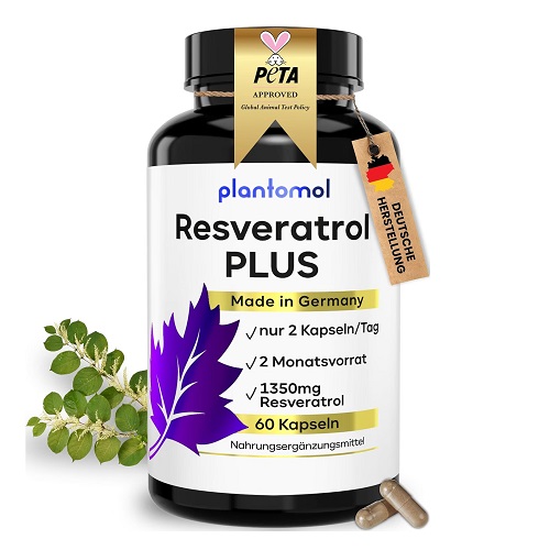 Resveratrool 675 mg 60 kapslit – resveratrooli sisaldav polüfenooliderikas toidulisand igapäevaseks kasutamiseks